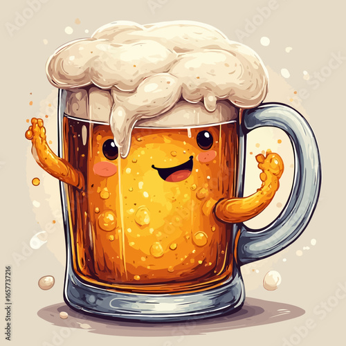 Cute Beer Design Very Cool