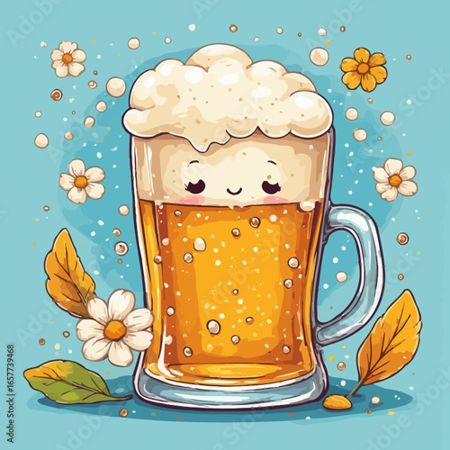 Cute Beer Design Very Cool