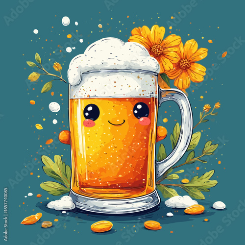 Cute Beer Design Very Cool