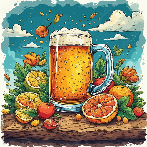 Cute Beer Design Very Cool