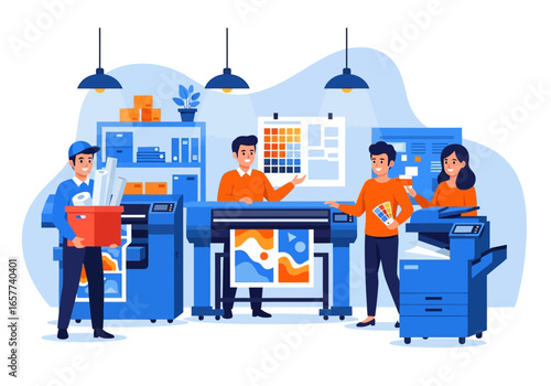 Modern Printing Services Professional Digital Printing and Copying Solutions for Businesses and Individuals