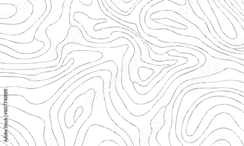 Seamless Contour Topographic Map Pattern  Modern Vector illustration, wavy line background, geographic grid vector, topographic line contour map background, geographic grid map, easily editable.