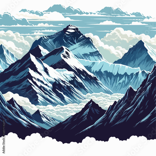 mountain everest peak 