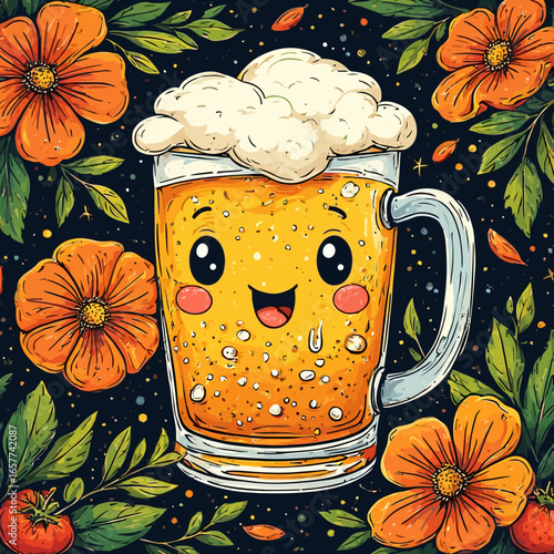 Cute Beer Design Very Cool
