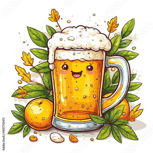 Cute Beer Design Very Cool