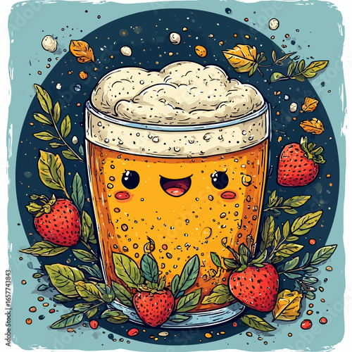 Cute Beer Design Very Cool