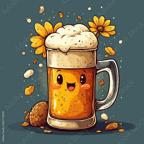 Cute Beer Design Very Cool