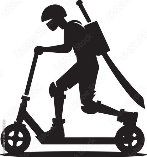 vector Two wheeled Kick scooter with Raider