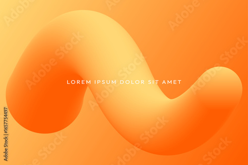 Minimal Modern wave Abstract Background with 3D Effect