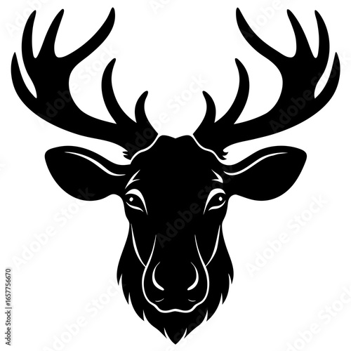 deer head vector