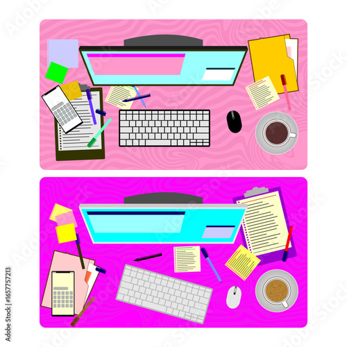 A file folder, documents, paperwork