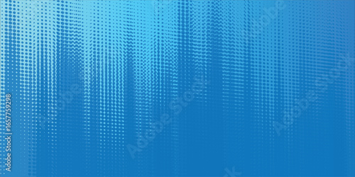 Abstract Blue Background with Vertical Gradient and Dotted Texture Design