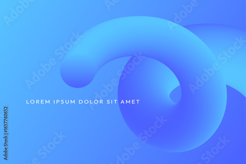Fluid Gradient Spiral Abstract Background