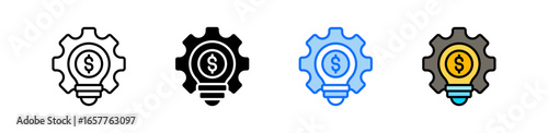 Sales Competency Icon Set Multiple Style Collection