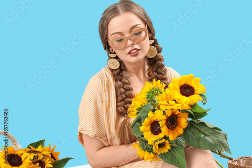 Young woman with beautiful ...
