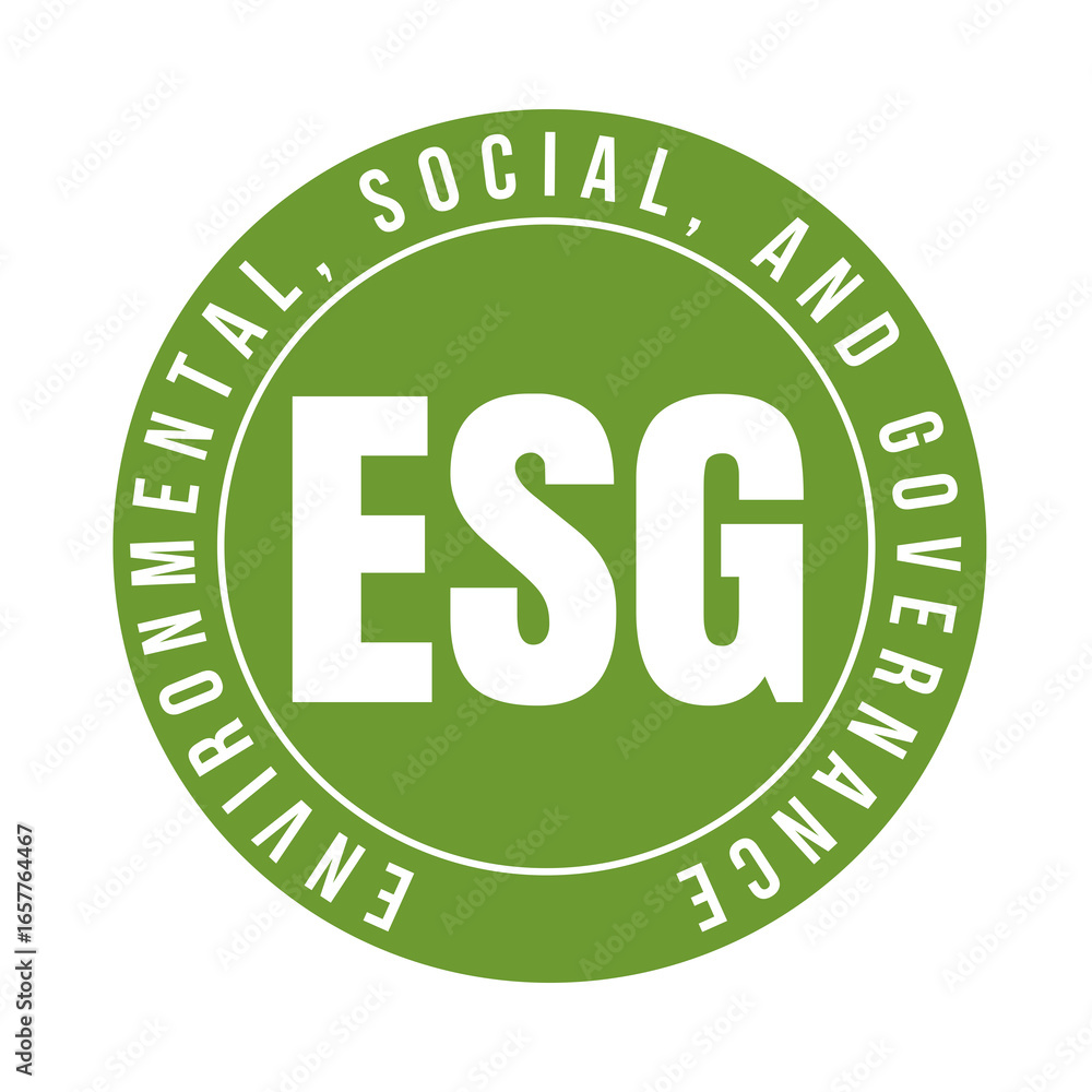 ESG environmental social and governance symbol icon ESG environmental social and governance symbol icon