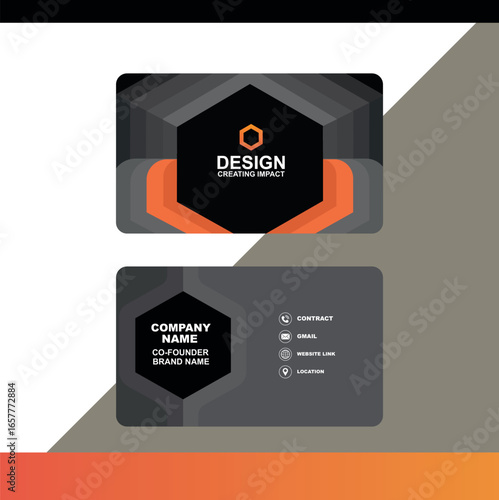 Modern Custom Business Card Design – Professional & Stylish Layout