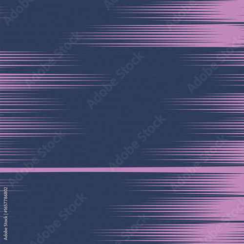 Abstract art featuring dynamic, blurred lines in shades of purple and dark blue, creating a sense of speed and movement.