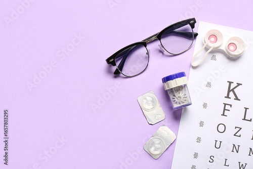 Eyeglasses with eye test ch...