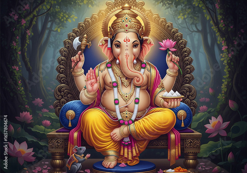 Lord Ganesha poster wallpaper 