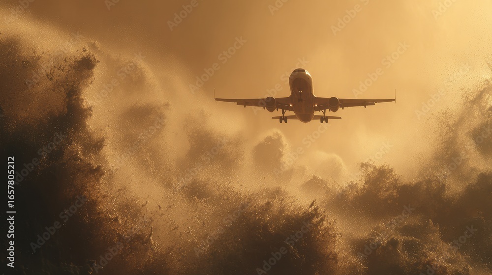 Fototapeta premium Crisis management in travel includes contingency planning, safety protocols, and recovery strategies to address risks that endanger tourism operations. 
