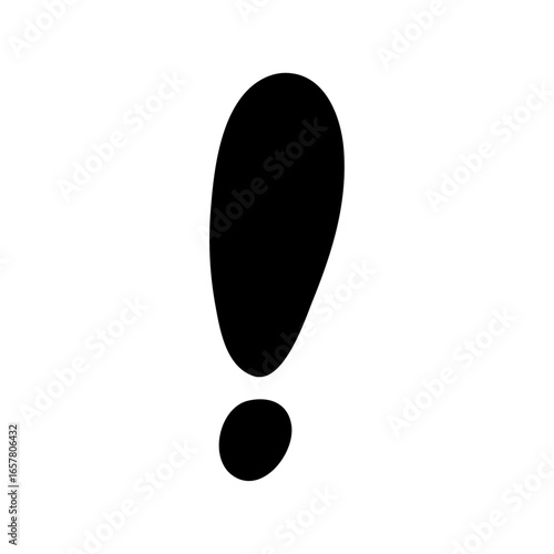 Question mark doodle hand drawn punctuation doubt sign flat element. Warning attention hesitation sign. Query FAQ concept, finding answer. Isolated. Vector illustration
