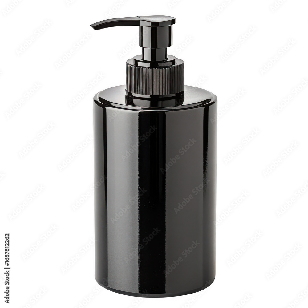 Obraz premium Shiny dispenser isolated on transparent background