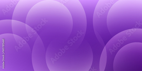 Abstract Purple Gradient Circles Background Design. suit for banner, web, brochure and presentation