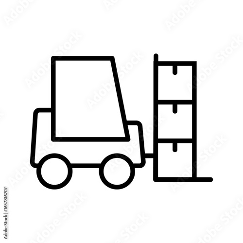 Warehouse icon vector. storage illustration sign. store symbol. storehouse logo. depot web icon.