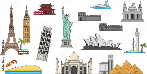 Explore iconic global landmarks and destinations for your next adventure