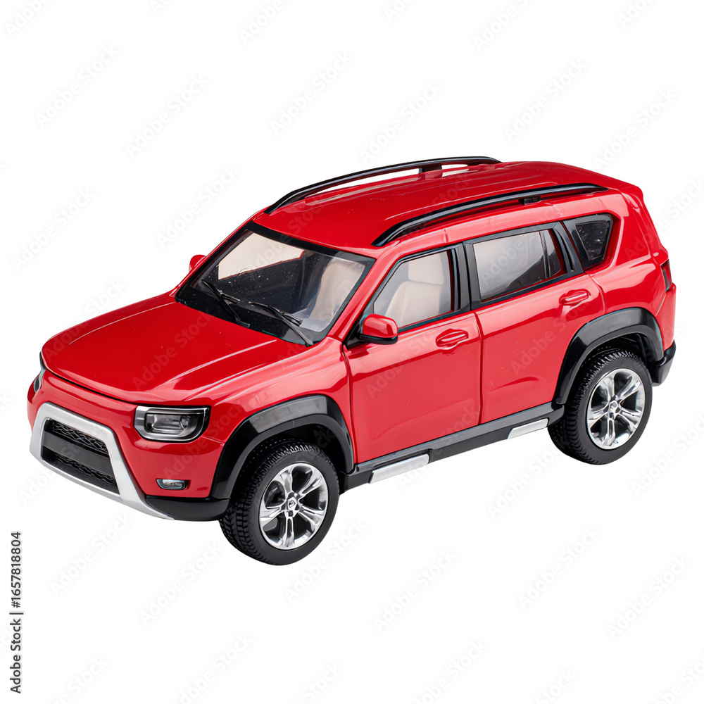 Obraz premium red toy car