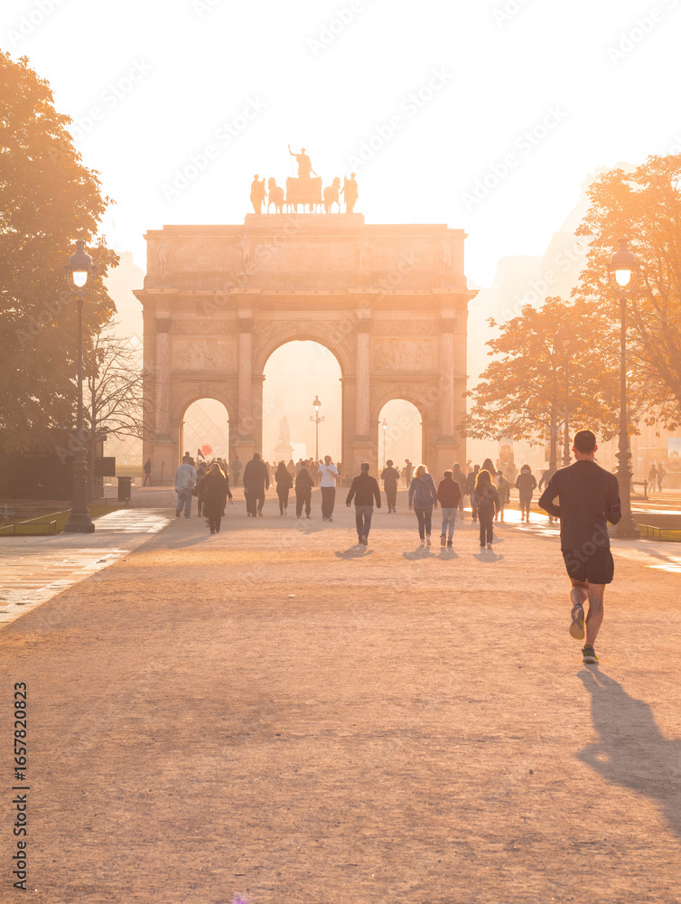 Obraz premium Sunrise in Paris