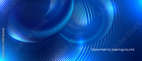 A minimalistiс composition based on intersecting circles. Perfect for brochures, presentations and any design.