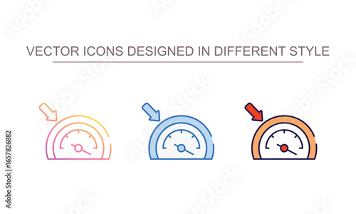 Cruise Control icon design with white background stock illustration