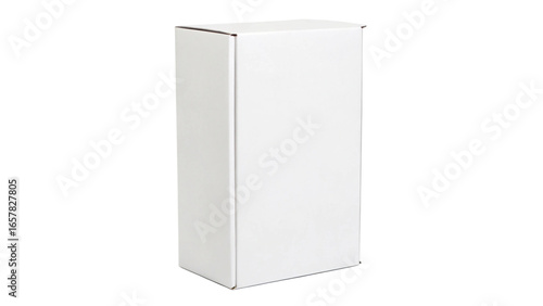 white box isolated on white