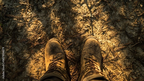 Muddy Boots on Cracked Earth: Golden Hour Hike