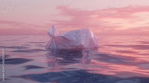 iceberg at sunset