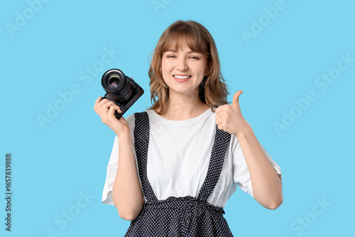 Beautiful young woman with ...