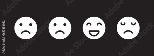 mixed emoji face expression set . Emoji faces collection. Emoji faces collection

