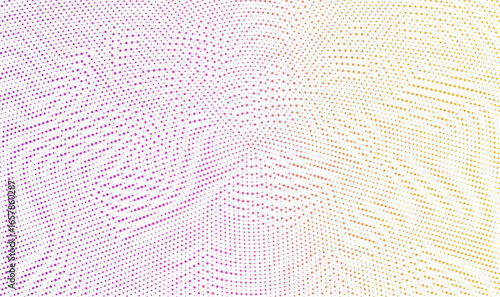 Vector Isolated Grunge Halftone Texture Gradient Twisted Pattern. Abstract design Background. Retro Duotone Overlay Backdrop Element.