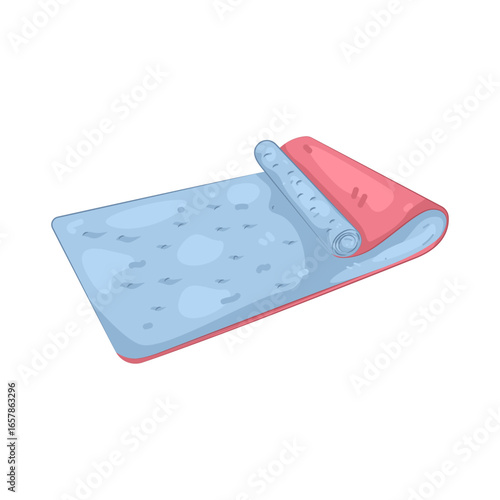Illustration of yoga mat