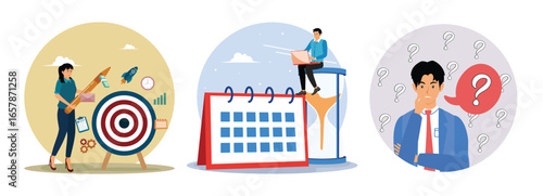 Project management. Calendar deadline to finish work. unknown information or solution.
