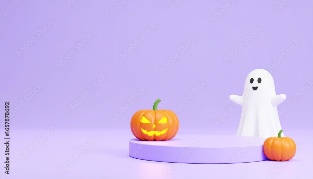 A fun and spooky cartoon illustration of a carved jack-o'-lantern with a candle, perfect for a Halloween party or autumn celebration A fun and spooky cartoon illustration of a carved jack-o'-lantern with a candle, perfect for a Halloween party or autumn celebration