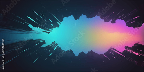 Vibrant aurora borealis colors shimmer across a serene night sky
