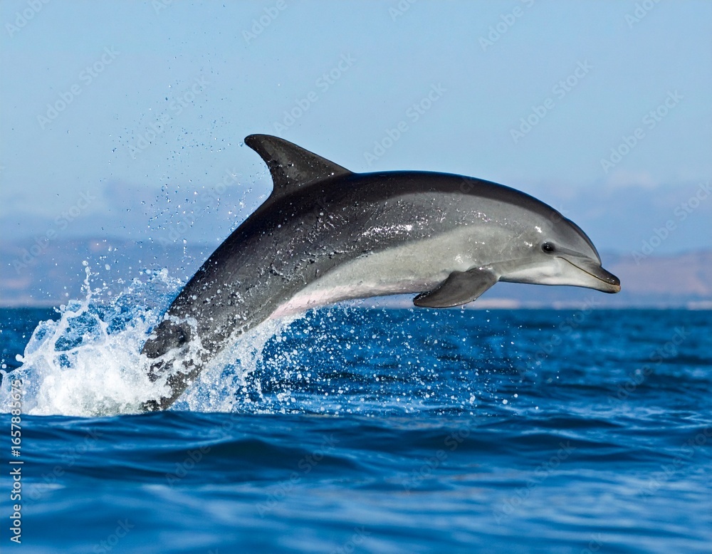 Fototapeta premium Bottlenose Dolphin Jump