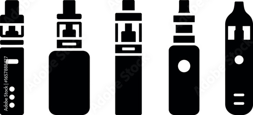 Vape devices vector illustration for design and graphic vector file