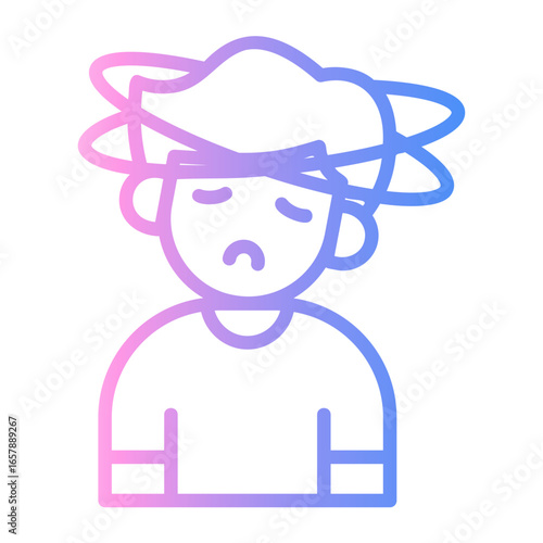 flu Line Gradient Icon