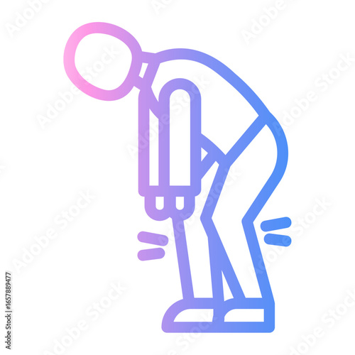 flu Line Gradient Icon