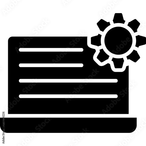 Laptop Setting Icon
