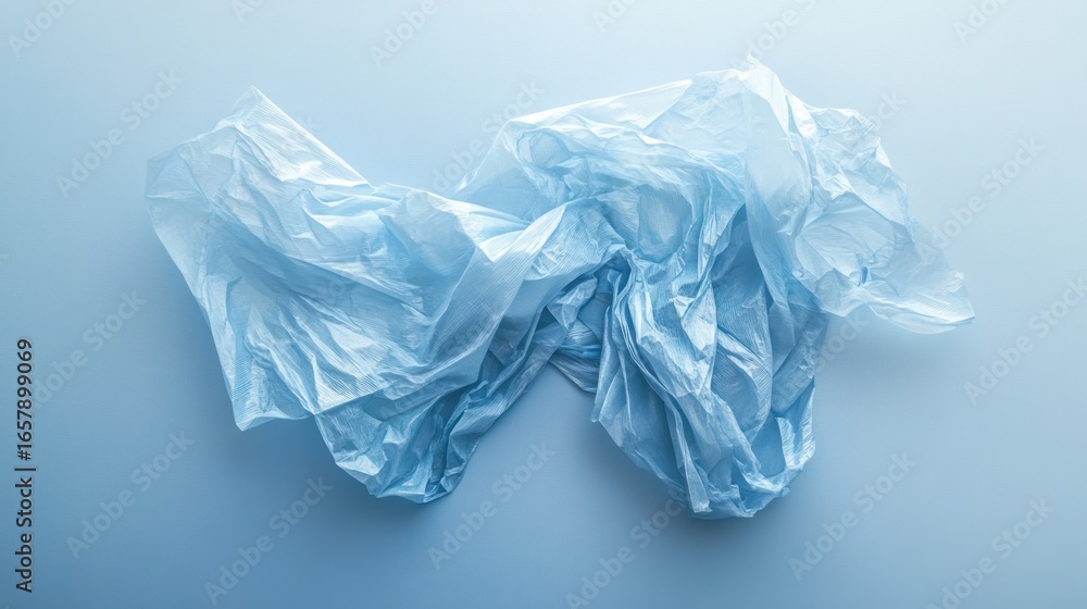 Fototapeta premium crumpled paper on white background